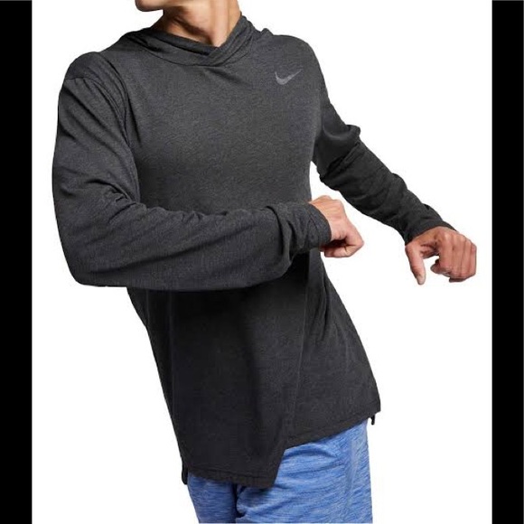 Nike | Shirts | Nike Mens Hyper Dry Hooded Long Sleeve Shirt | Poshmark